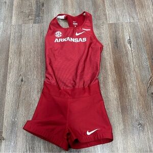 Nike Arkansas Razorback Track & Field Speedsuit Small